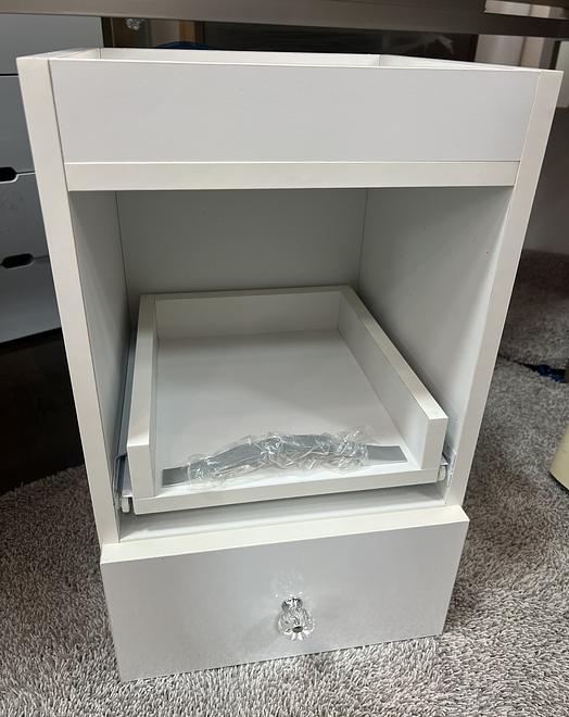 자제체작 사이드 수납장2단