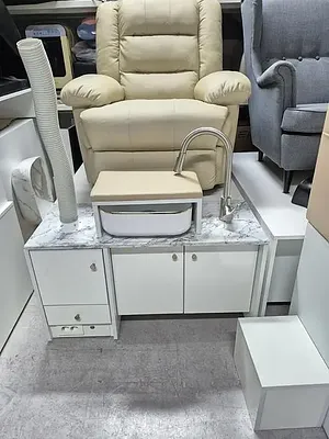 골드세븐 흡진 (대리석) 습식단상 리클라이너의자세트