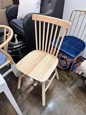 업체미정 원목고객의자