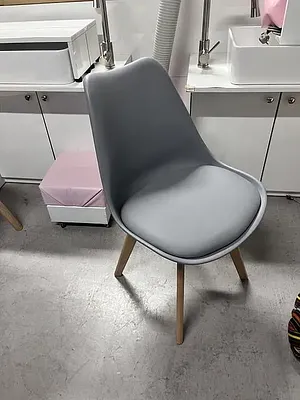 업체미정 고객의자 그레이