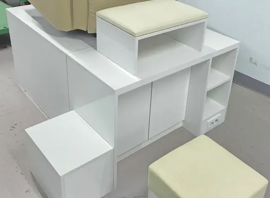 패디단상 계단 발받침 시술의자 세트